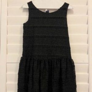 Black ruffled dress